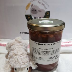 Conserve de tajine de brebis. Vente à la ferme en Aveyron